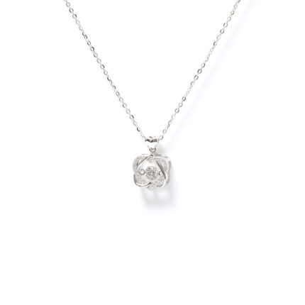 Zinnia Bow Necklace
